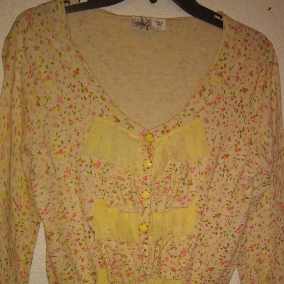 FLoral Cardigan - Picture 1 of 4